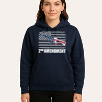 2nd Amendment Distressed American Flag Hoodie