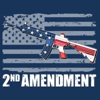2nd Amendment Distressed American Flag Sustainable Bucket Hat
