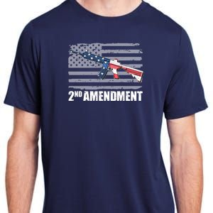 2nd Amendment Distressed American Flag Adult ChromaSoft Performance T-Shirt