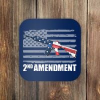 2nd Amendment Distressed American Flag Coaster