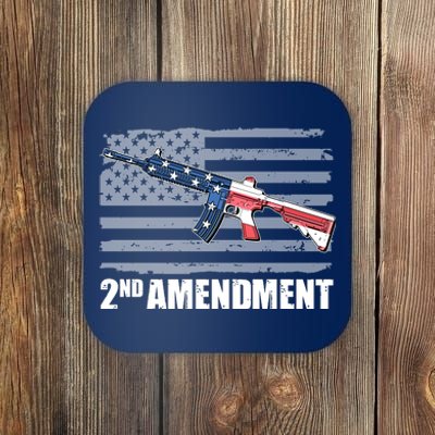 2nd Amendment Distressed American Flag Coaster