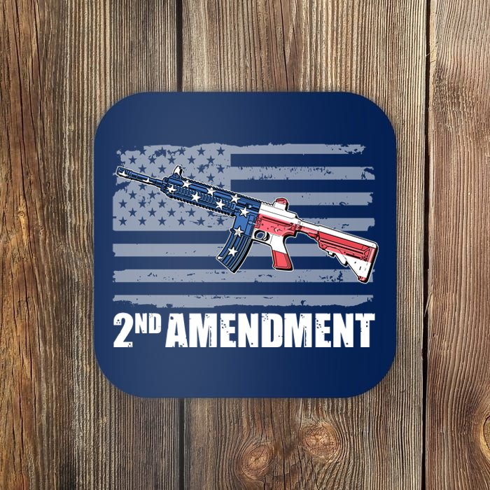 2nd Amendment Distressed American Flag Coaster