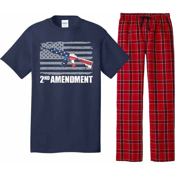 2nd Amendment Distressed American Flag Pajama Set