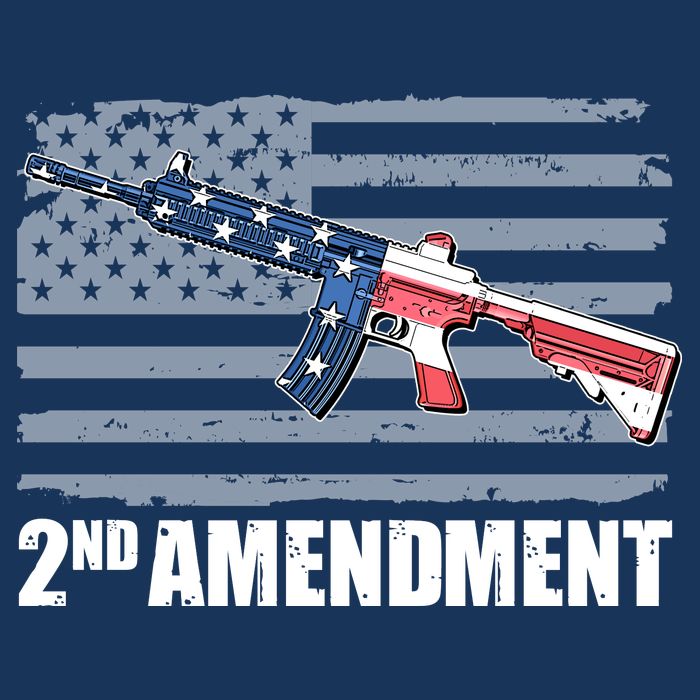2nd Amendment Distressed American Flag 16 in Basic Backpack
