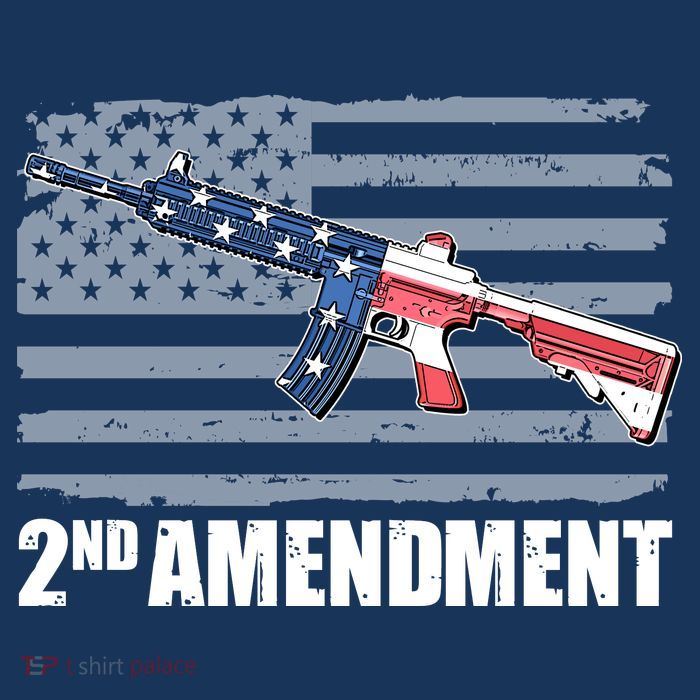 2nd Amendment Distressed American Flag Premium T-Shirt