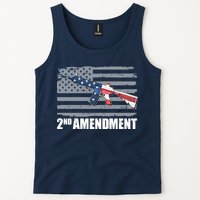2nd Amendment Distressed American Flag Tank Top
