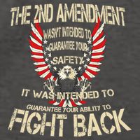 2nd Amendment Fight Back Vector Backpack