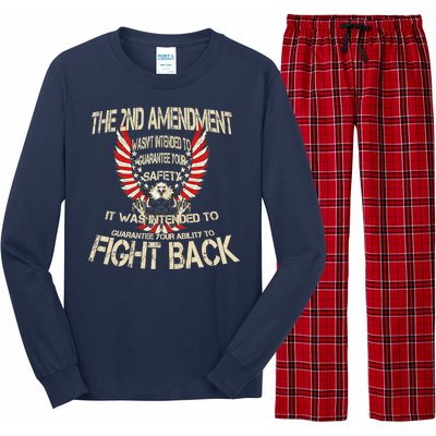 2nd Amendment Fight Back Long Sleeve Pajama Set