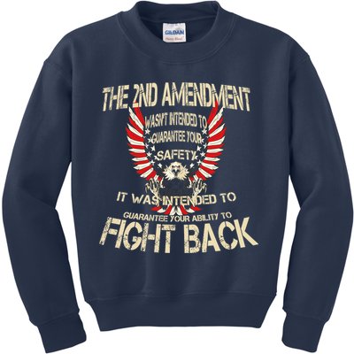 2nd Amendment Fight Back Kids Sweatshirt