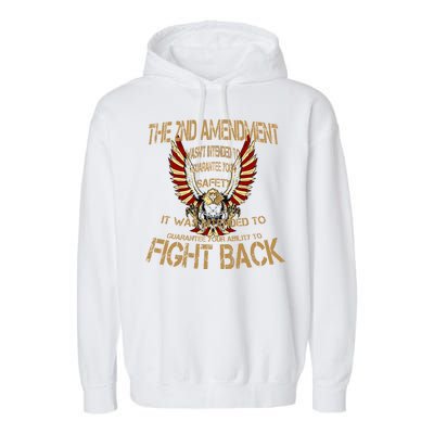 2nd Amendment Fight Back Garment-Dyed Fleece Hoodie