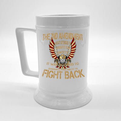 2nd Amendment Fight Back Beer Stein