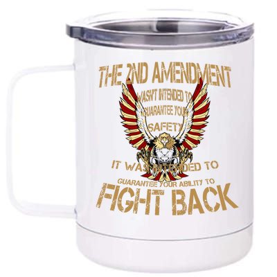 2nd Amendment Fight Back 12 oz Stainless Steel Tumbler Cup