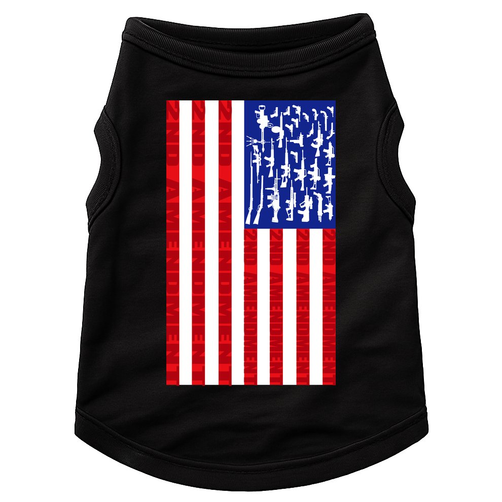 2nd Amendment Flag Doggie Tank
