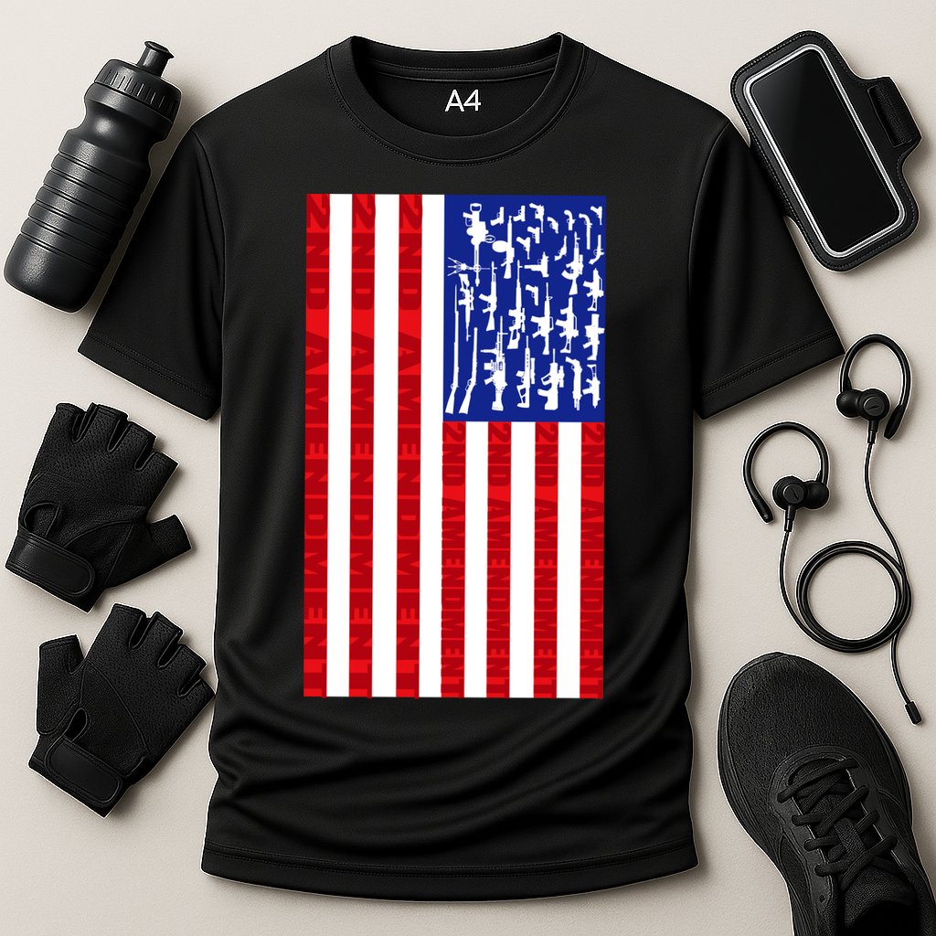 2nd Amendment Flag Performance Shirt