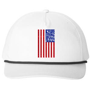 2nd Amendment Flag Snapback Five-Panel Rope Hat