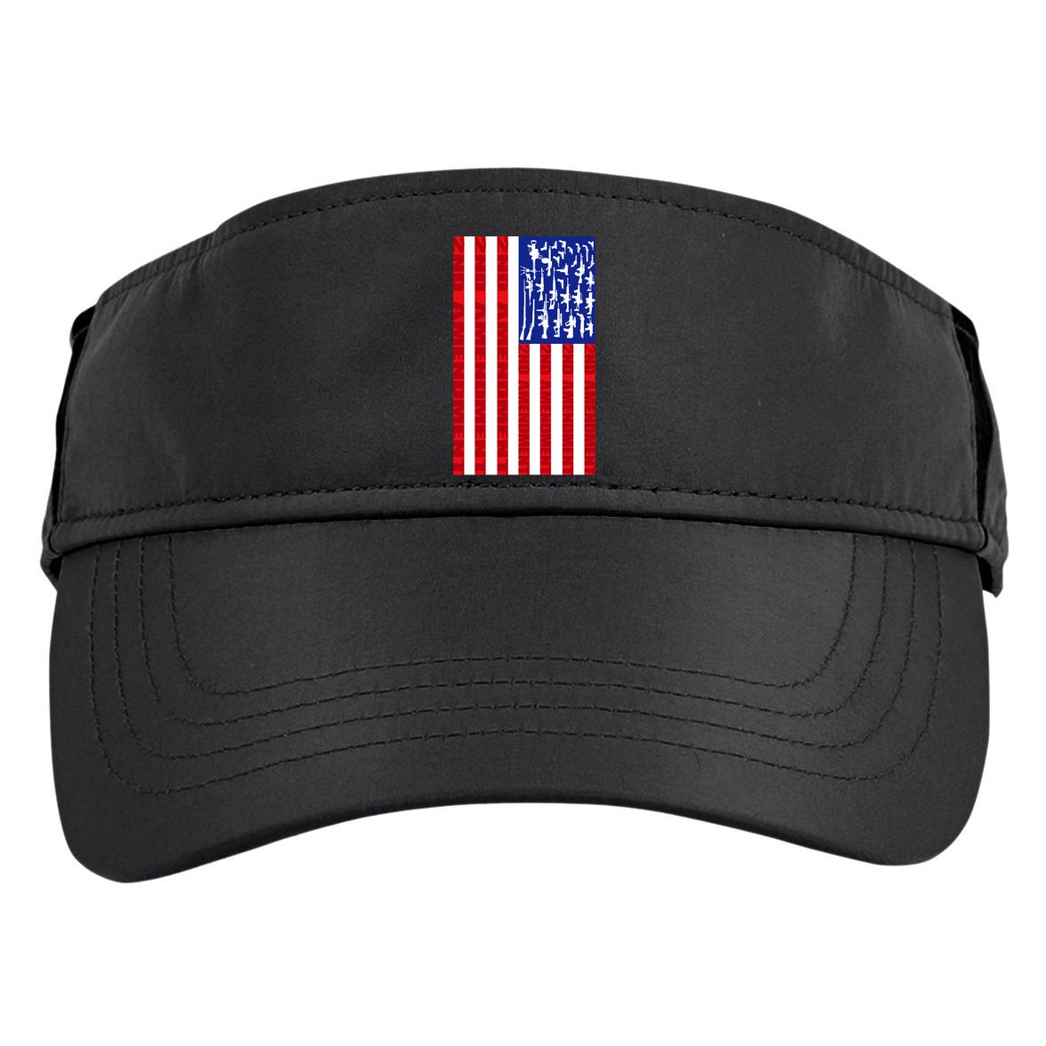 2nd Amendment Flag Adult Drive Performance Visor