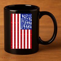 2nd Amendment Flag 11oz C Handle Ceramic Mug