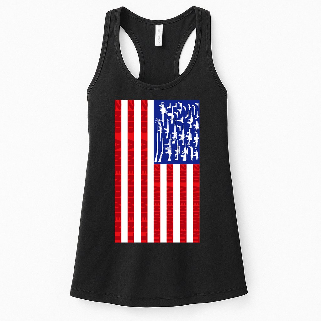 2nd Amendment Flag Womens Tank Top