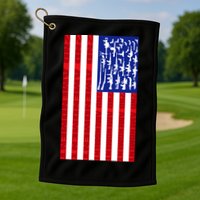 2nd Amendment Flag Golf Towel