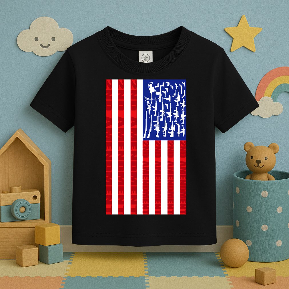 2nd Amendment Flag Toddler T-Shirt