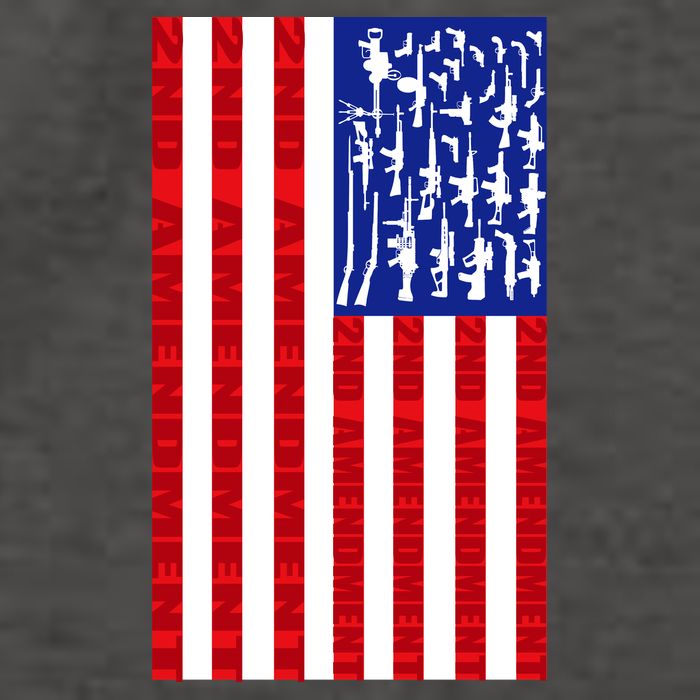 2nd Amendment Flag Vector Backpack