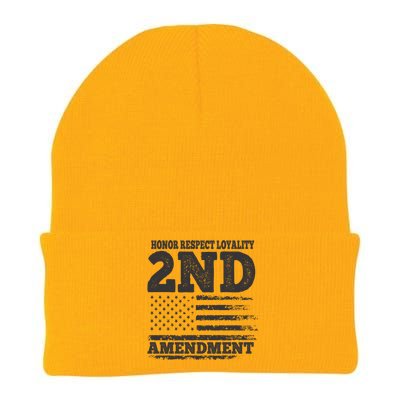 2nd Amendment Honor Respect Knit Cap Winter Beanie