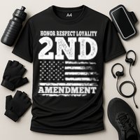 2nd Amendment Honor Respect Cooling Performance Crew T-Shirt