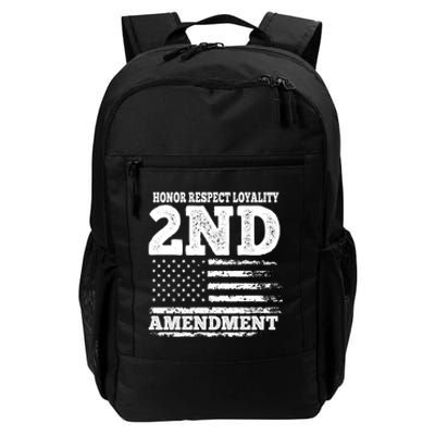 2nd Amendment Honor Respect Daily Commute Backpack