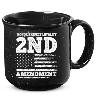 2nd Amendment Honor Respect 15oz Campfire Ceramic Mug