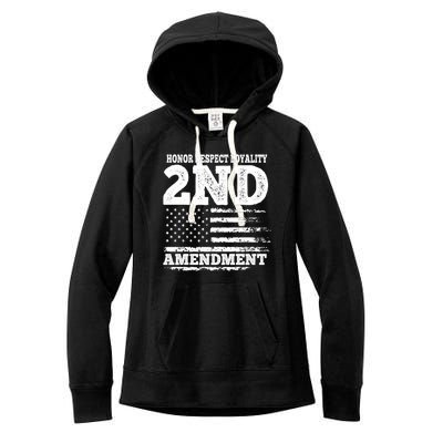 2nd Amendment Honor Respect Women's Fleece Hoodie