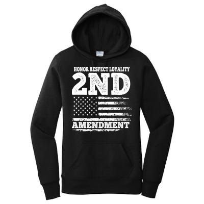 2nd Amendment Honor Respect Women's Pullover Hoodie