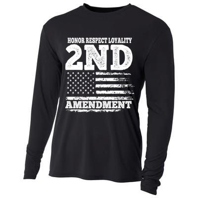 2nd Amendment Honor Respect Cooling Performance Long Sleeve Crew