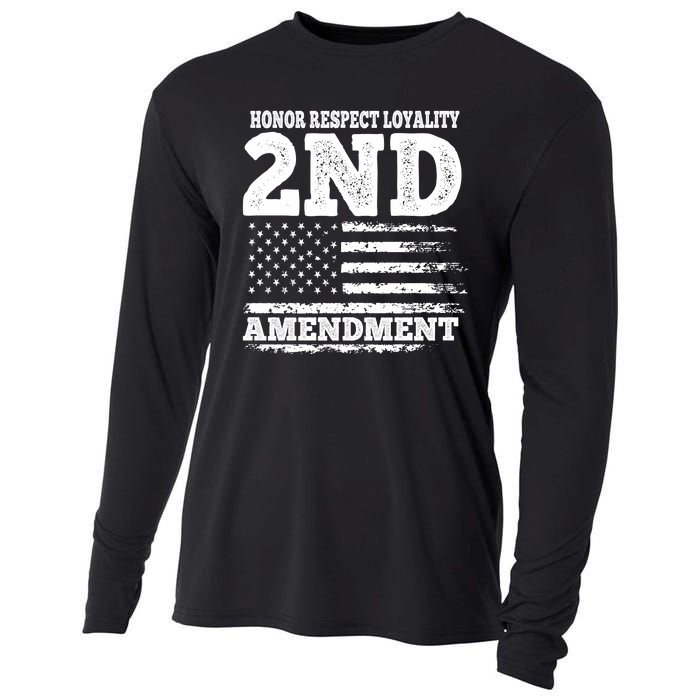 2nd Amendment Honor Respect Cooling Performance Long Sleeve Crew