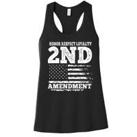 2nd Amendment Honor Respect Women's Racerback Tank