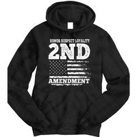 2nd Amendment Honor Respect Tie Dye Hoodie