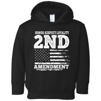 2nd Amendment Honor Respect Toddler Hoodie