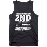 2nd Amendment Honor Respect Tank Top