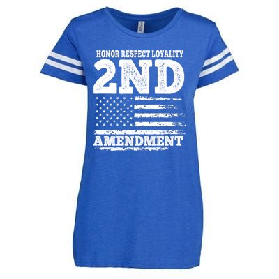 2nd Amendment Honor Respect Enza Ladies Jersey Football T-Shirt