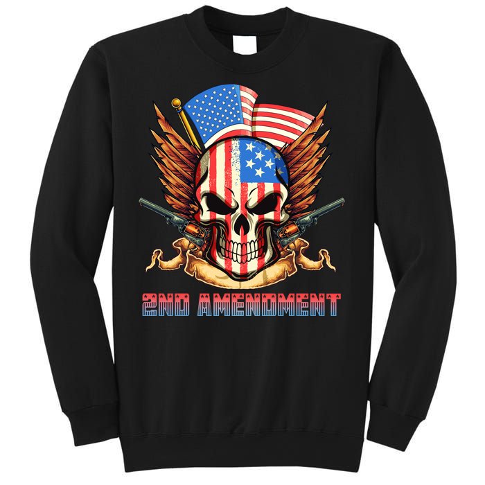 2nd Amendment USA Patriotic Skull Sweatshirt