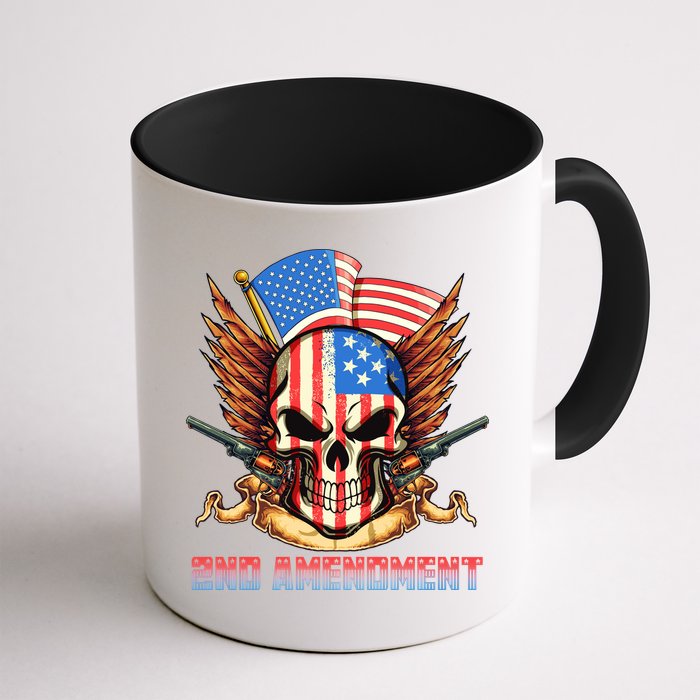 2nd Amendment USA Patriotic Skull Mug