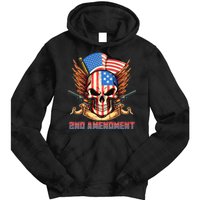 2nd Amendment USA Patriotic Skull Tie Dye Hoodie