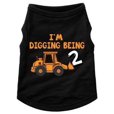 2nd Birthday I'm Digging Being Two Doggie Tank