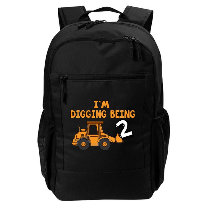 2nd Birthday I'm Digging Being Two Backpack