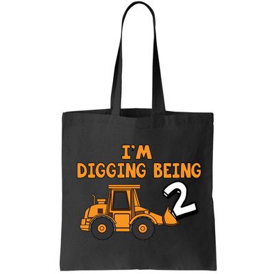 2nd Birthday I'm Digging Being Two Bag