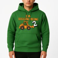 2nd Birthday I'm Digging Being Two Hoodie
