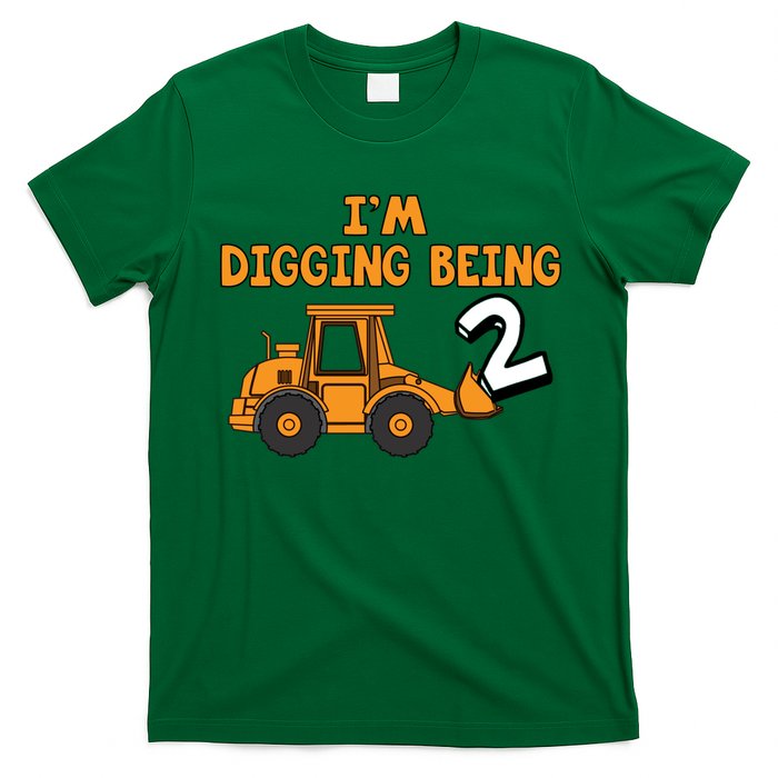 2nd Birthday I'm Digging Being Two T-Shirt