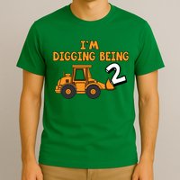 2nd Birthday I'm Digging Being Two T-Shirt