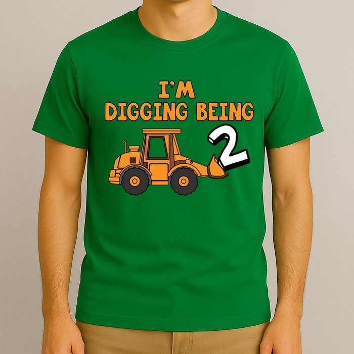 2nd Birthday I'm Digging Being Two T-Shirt