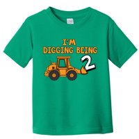 2nd Birthday I'm Digging Being Two Toddler T-Shirt