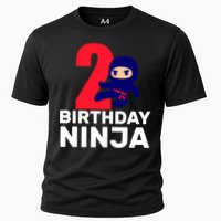 2nd Birthday Ninja  Cooling Performance Crew T-Shirt